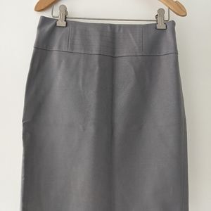 Grey fitted skirt